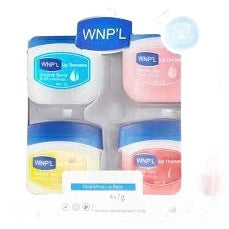 Lip Balm Set – 1 box (4 pieces – Original Flavor, Sakura, Honey & Rose Lips)
